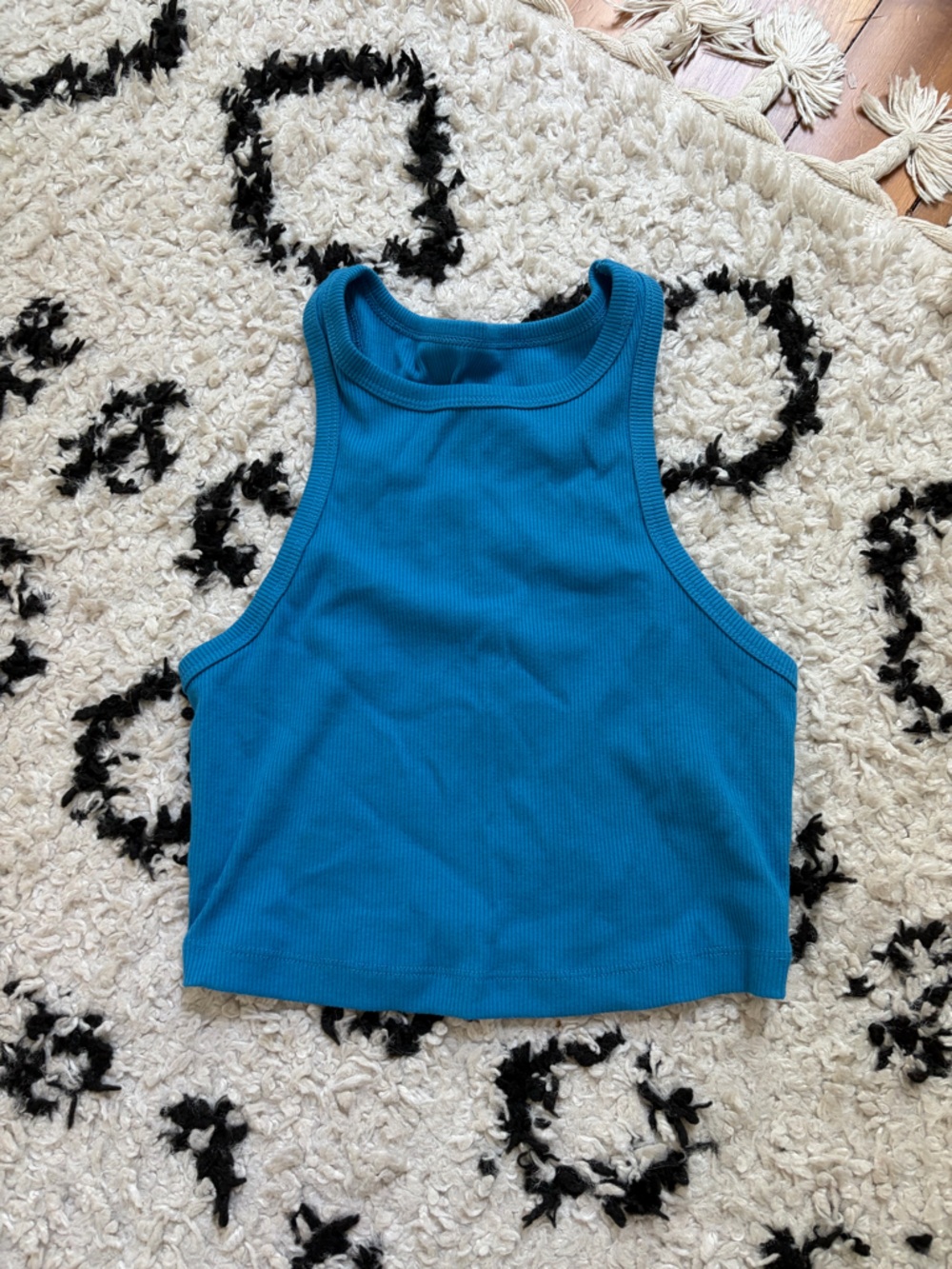 wild fable Teal Ribbed Tank Top